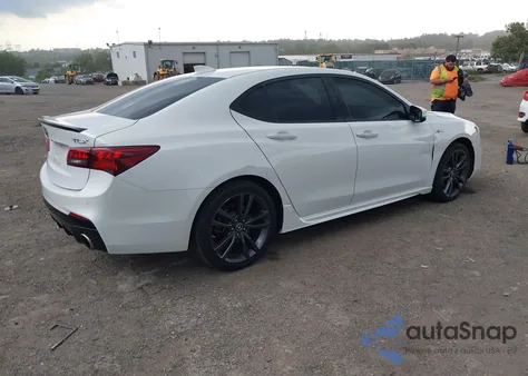 2020 Acura Tlx A-Spec/A-Spec W/Red Leather из США, поврежденный, VIN 19UUB2F65LA005326